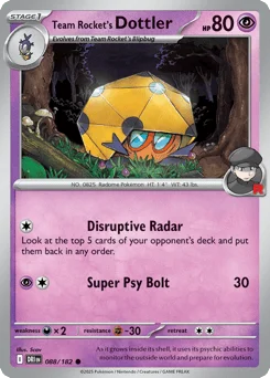 Team Rocket's Dottler