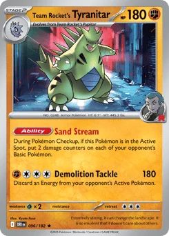 Team Rocket's Tyranitar