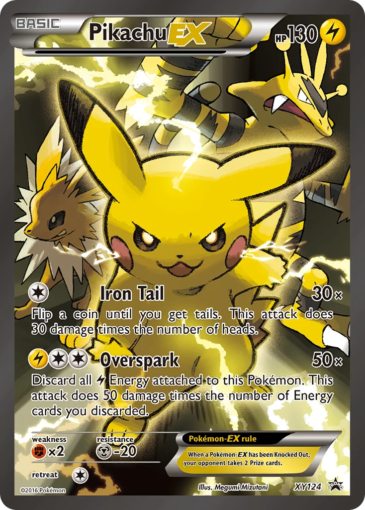 Pikachu-EX · XY Black Star Promos · PSA 10