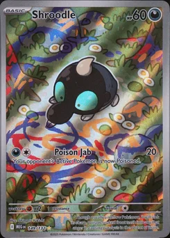 2025 Pokemon Meg En-Mega Evolution #149 Shroodle Illustration Rare