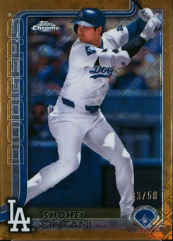 2025 Topps Chrome Logofractor Edition #1 Shohei Ohtani Gold Refractor