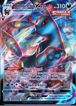 2021 Pokemon Sword & Shield Evolving Skies #095 Full Art / Umbreon Vmax
