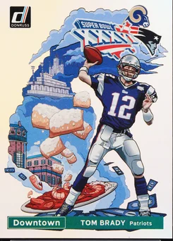 2020 Panini Donruss Downtown #D-TOB Tom Brady