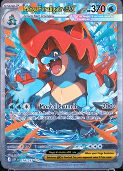 2026 Pokemon Asc En-Ascended Heroes #274 Mega Feraligatr Ex Special Illustration Rare