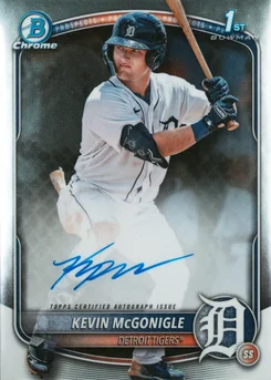 2025 Bowman Chrome Prospect Autographs #CPAKM Kevin Mcgonigle