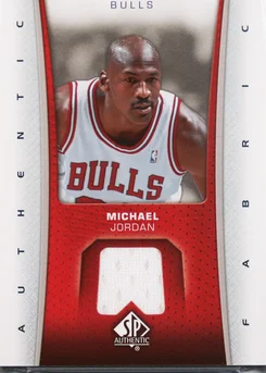 2006 Sp Authentic Authentic Fabric #AF-MJ Michael Jordan