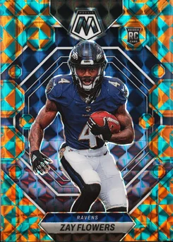 2023 Panini Mosaic #380 Zay Flowers Tessellation