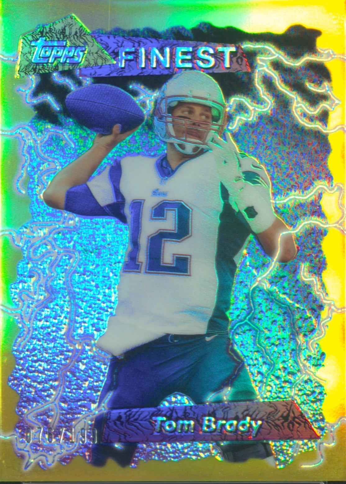 2015 Finest 1995 Finest Refractor #TB Tom Brady Gold Refractor