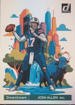 2024 Panini Donruss Downtown! #2 Josh Allen