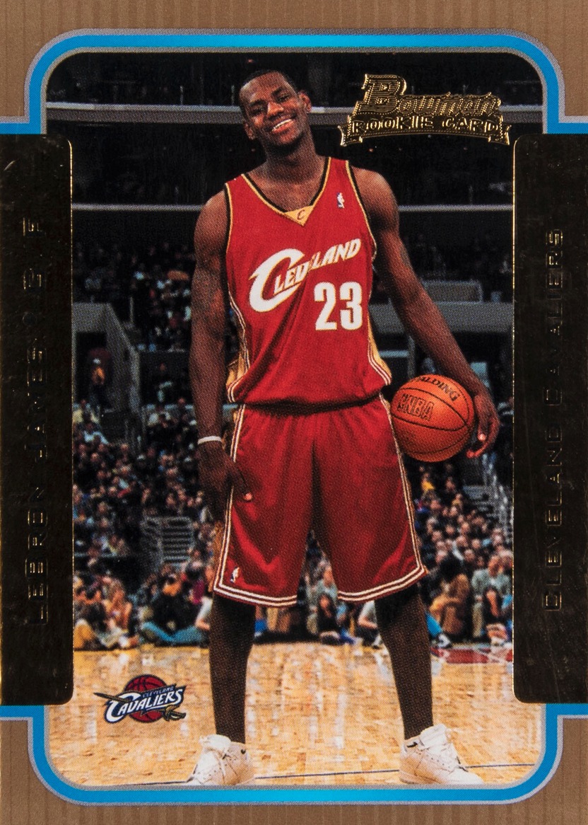2003 Bowman Rookies & Stars #123 LeBron James Gold