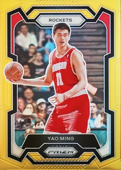 2023 Panini Prizm #199 Yao Ming Gold Prizm