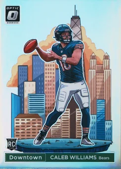 2024 Panini Donruss Optic Downtown! #21 Caleb Williams