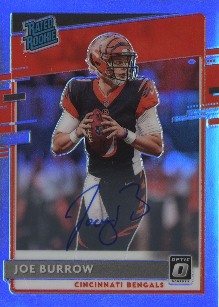 2020 Panini Donruss Optic #151 Joe Burrow Autograph-Holo