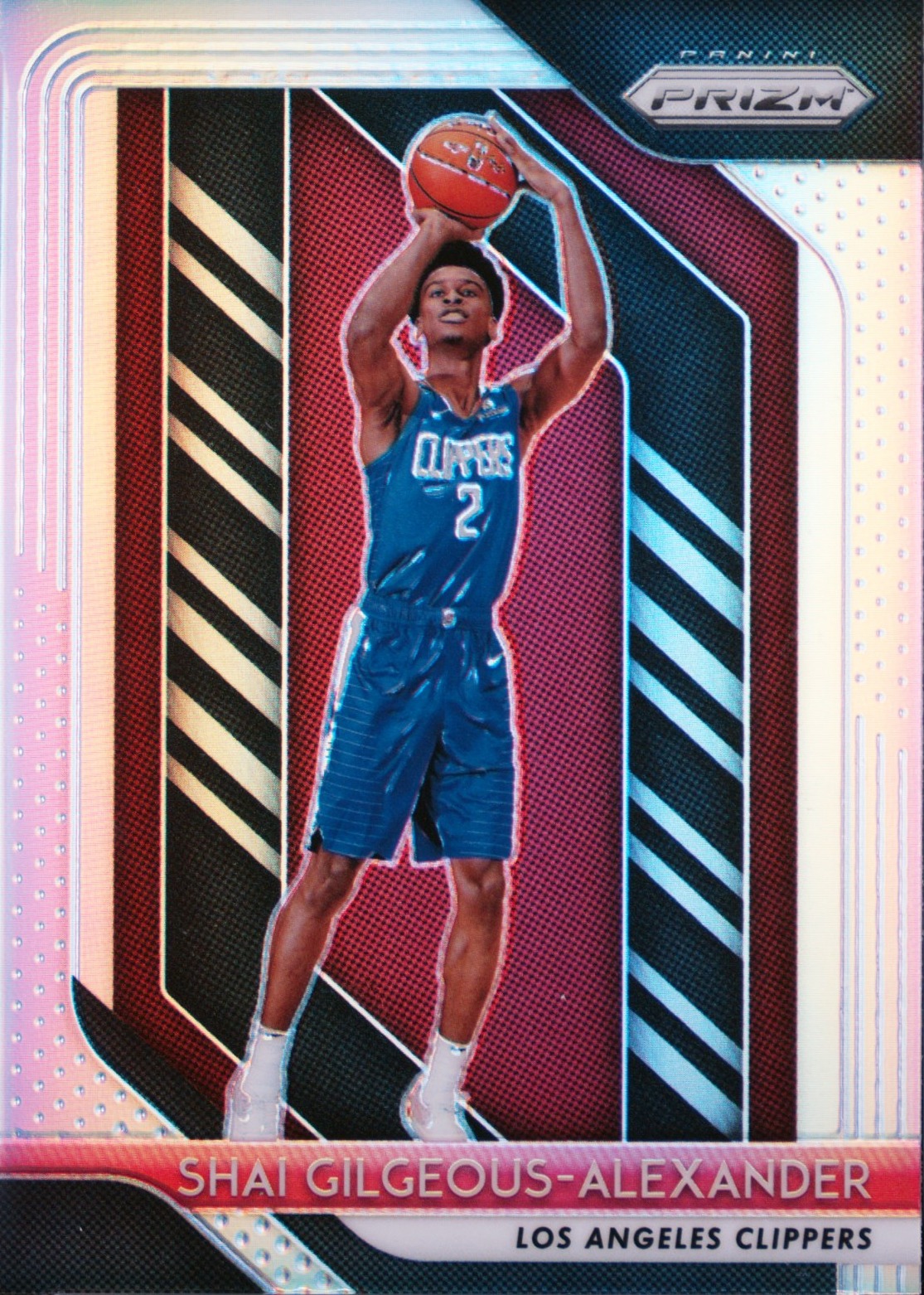 2018 Panini Prizm #184 Shai Gilgeous-Alexander Silver Prizm