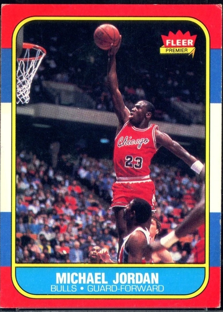 1986 Fleer #57 Michael Jordan