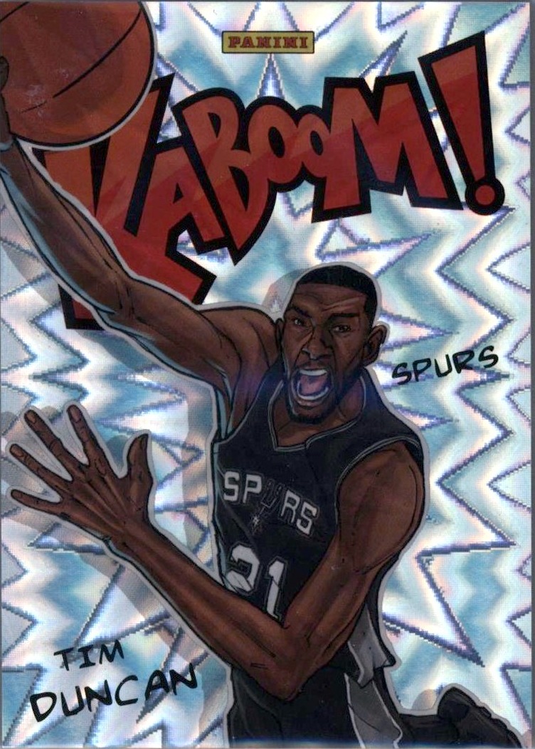 2014-15 Panini Excalibur Kaboom #5 Tim Duncan
