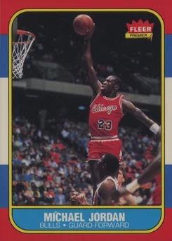 1986 Fleer #57 Michael Jordan