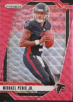 2024 Panini Prizm #378 Michael Penix Jr. Pink Wave