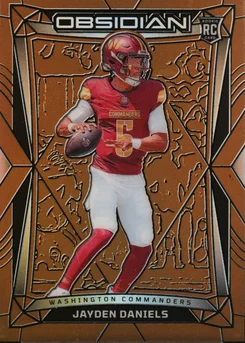 2024 Panini Obsidian #194 Jayden Daniels Gold