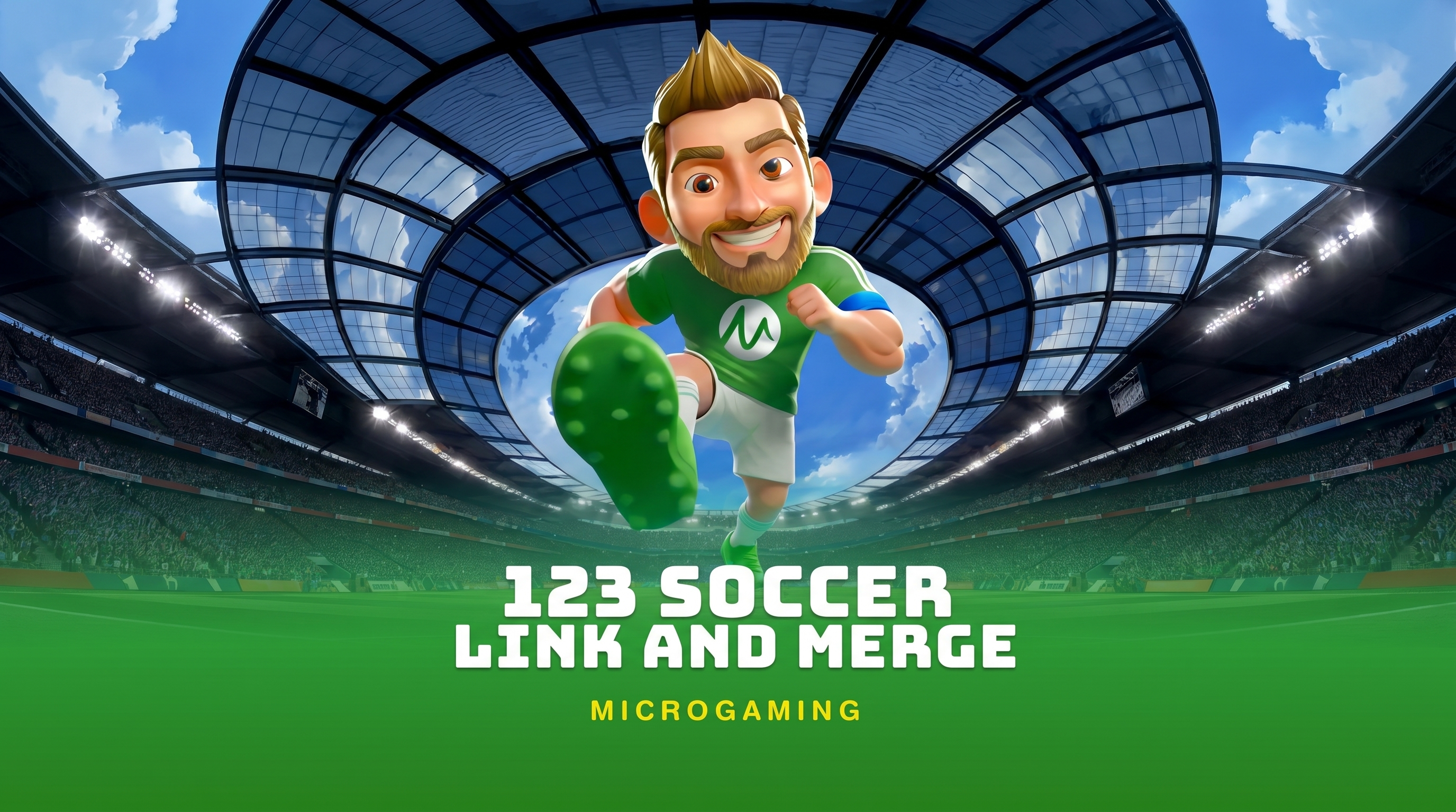 123 Soccer Link and Merge: Microgaming’s Link & Merge Debut in Stadium Lights