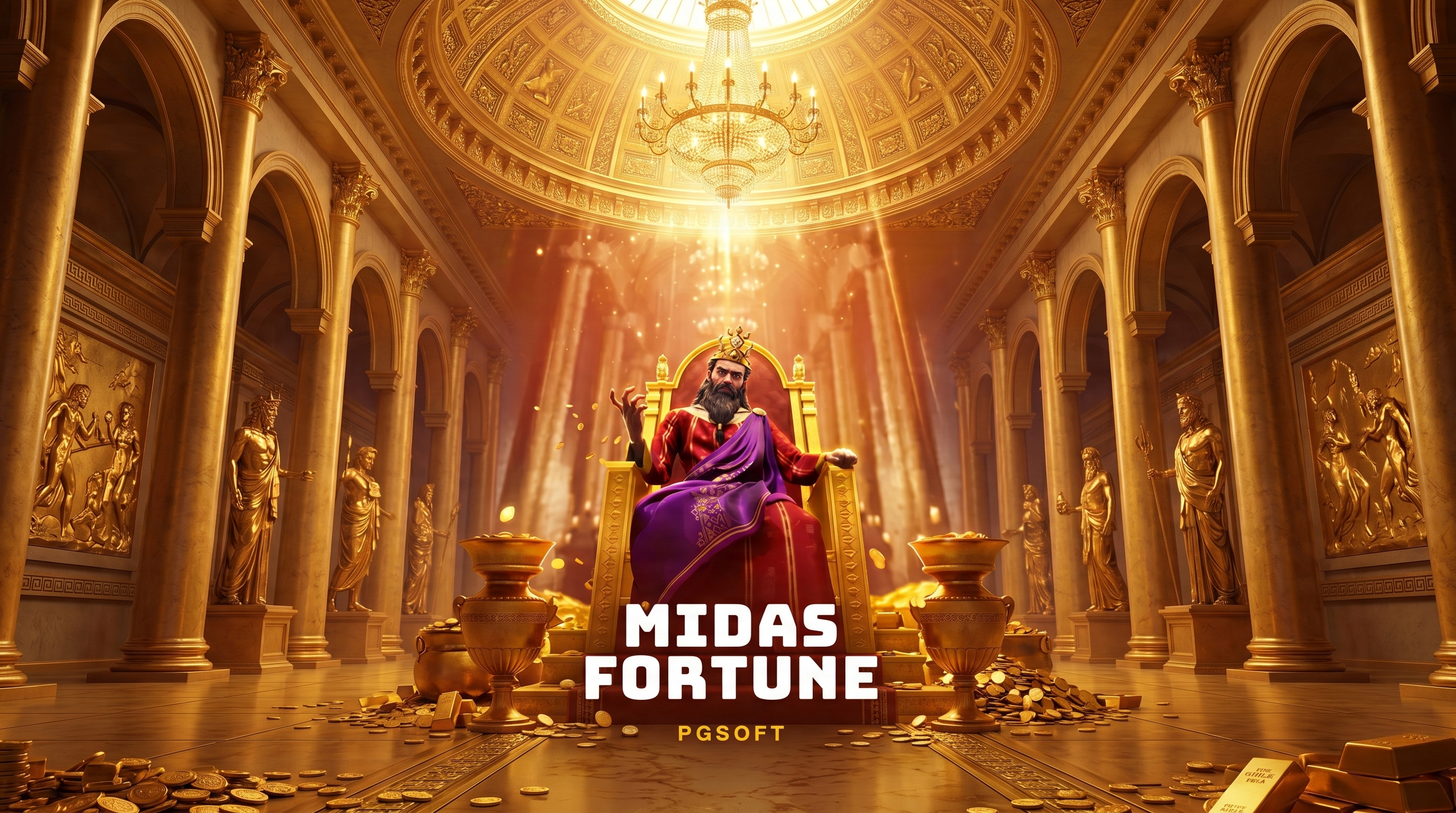 Midas Fortune: PG Soft Paints Clusters Gold Until Wilds Won’t Leave