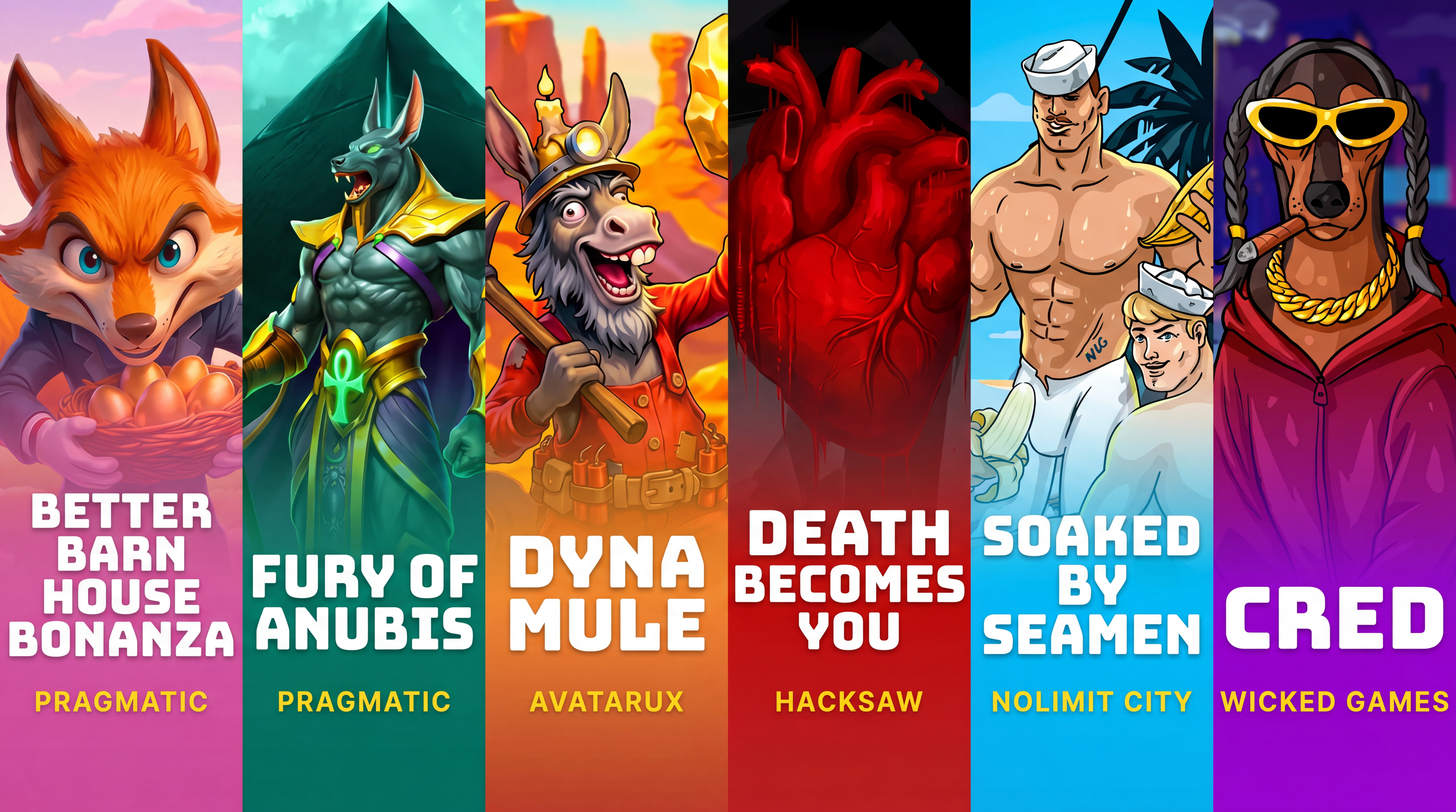 Six New MonkeyTilt Picks: Pragmatic Farm Wheels and Anubis Tumbles, AvatarUX Mining, Hacksaw Duels, Nolimit Island Chaos, and Wicked Expanding Cred