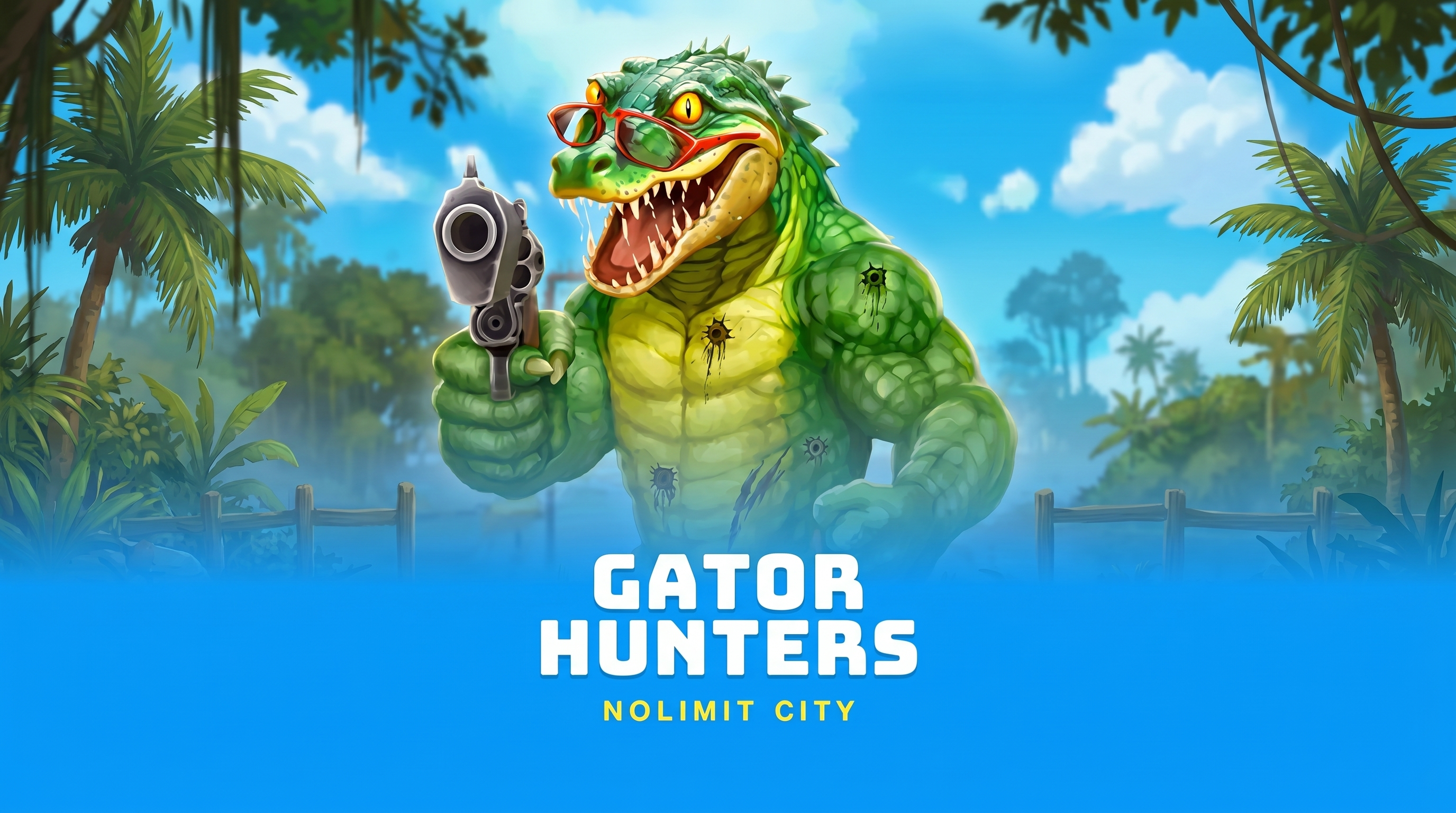Gator Hunters: NoLimit City’s Scatter-Pays Swamp Slot With Revolvers, Eaters, and Four Bonus Tiers