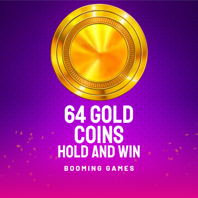 64 Gold Coins Hold and Win