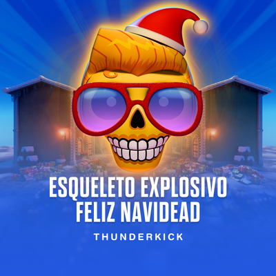 Esqueleto Explosivo Feliz Navidead